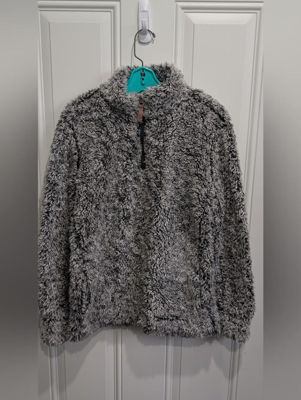 Original Weatherproof Vintage Women’s Frosty Tipped Cozy Sherpa 1/4 Zip Pullover